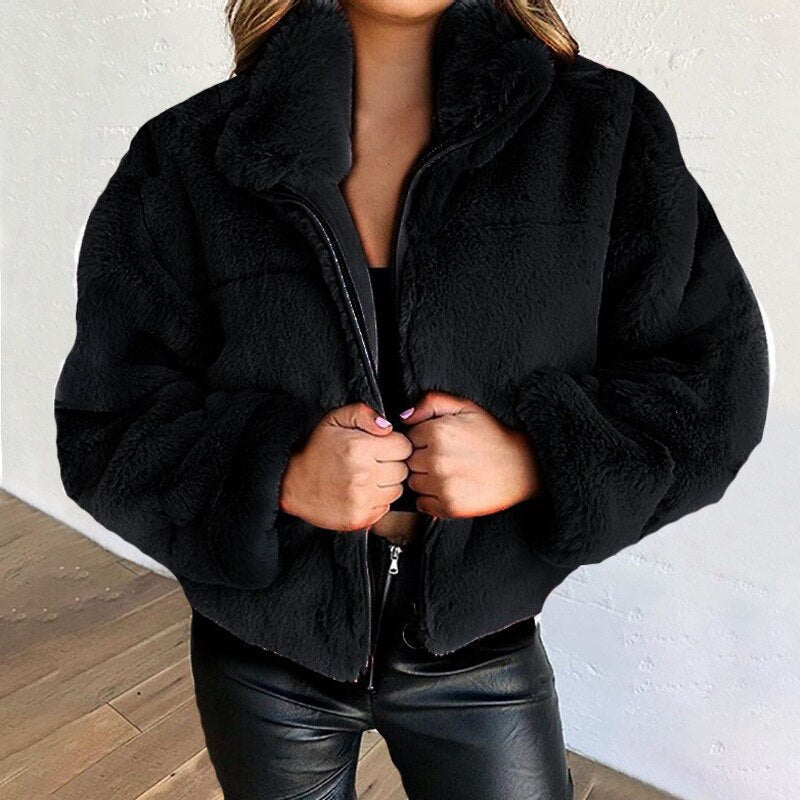 Drune | Luxuriöser Kunstpelzmantel - Damen Winterjacke