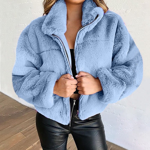 Drune | Luxuriöser Kunstpelzmantel - Damen Winterjacke