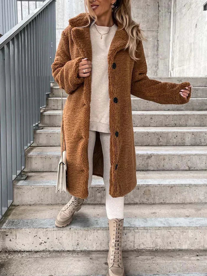Drune | Teddyjacke Lang & Warm