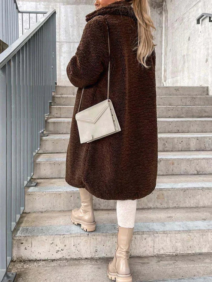Drune | Teddyjacke Lang & Warm
