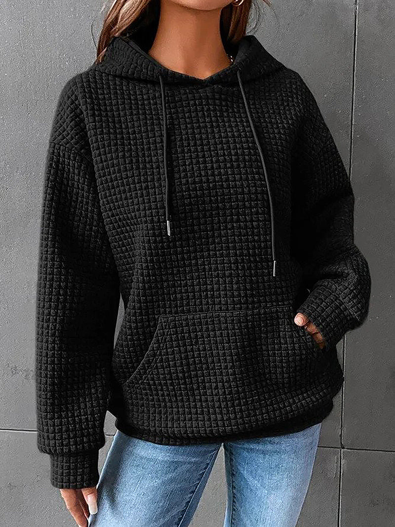 Drune | Baumwoll-Hoodie mit Vintage Backprint für Damen - Perfekt für den Alltag