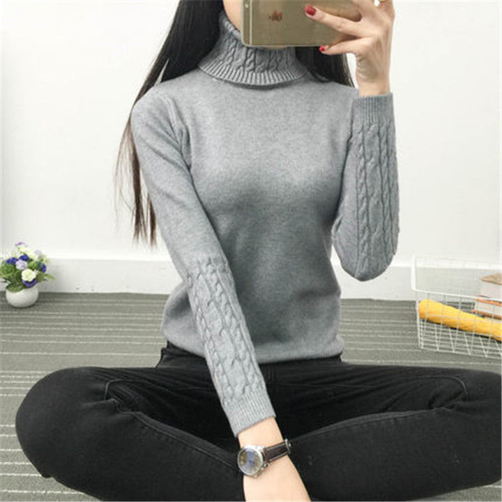 Drune - Elegant Chic Strickpullover mit Zopfmuster