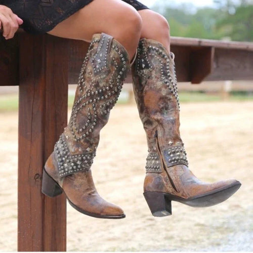 Drune | Cowboystiefel mit Absätzen