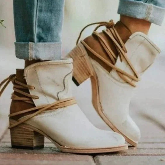 Drune | Vintage Schnürstiefeletten