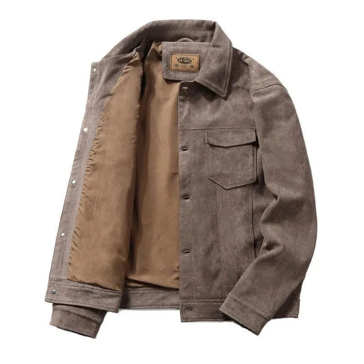 Drune | MacAnthony Wildlederjacke für Männer