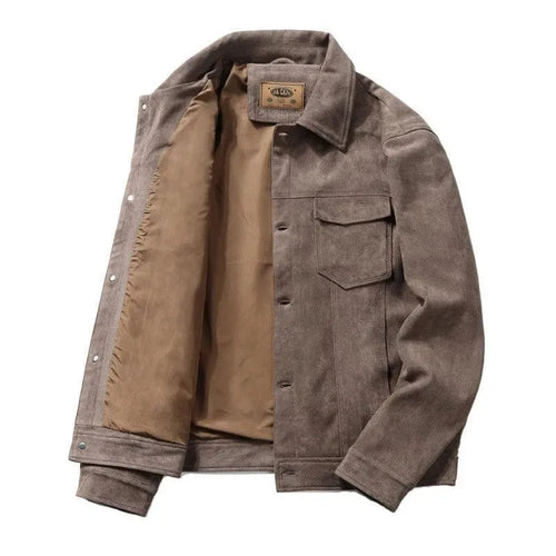 Drune | MacAnthony Wildlederjacke für Männer