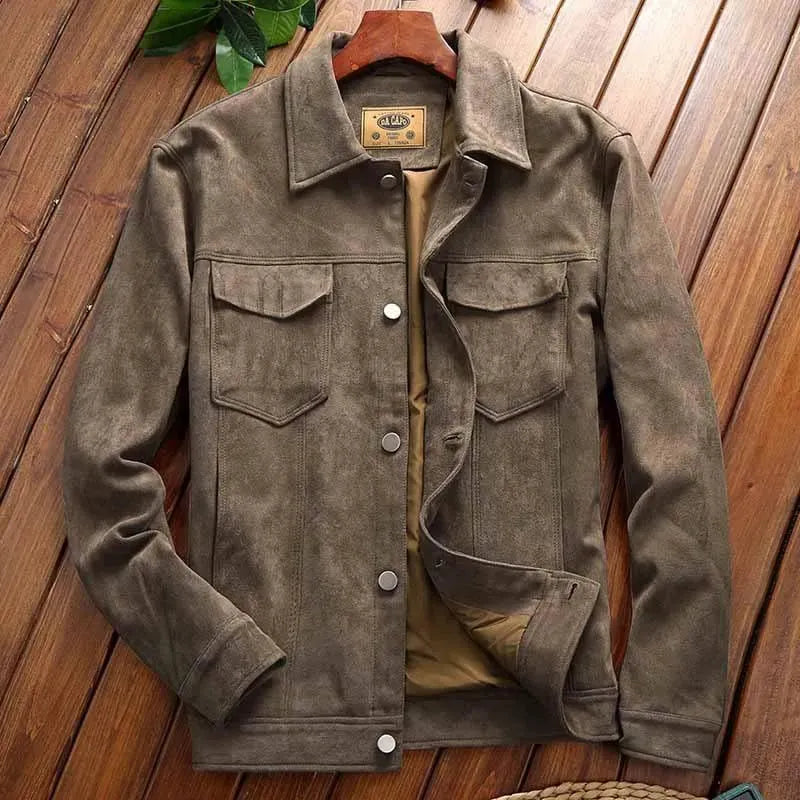 Drune | MacAnthony Wildlederjacke für Männer
