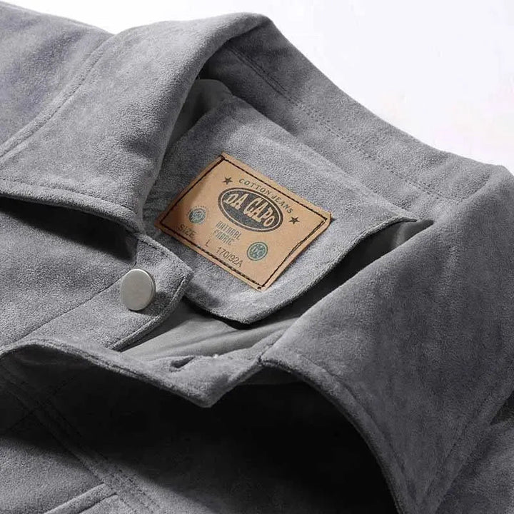 Drune | MacAnthony Wildlederjacke für Männer