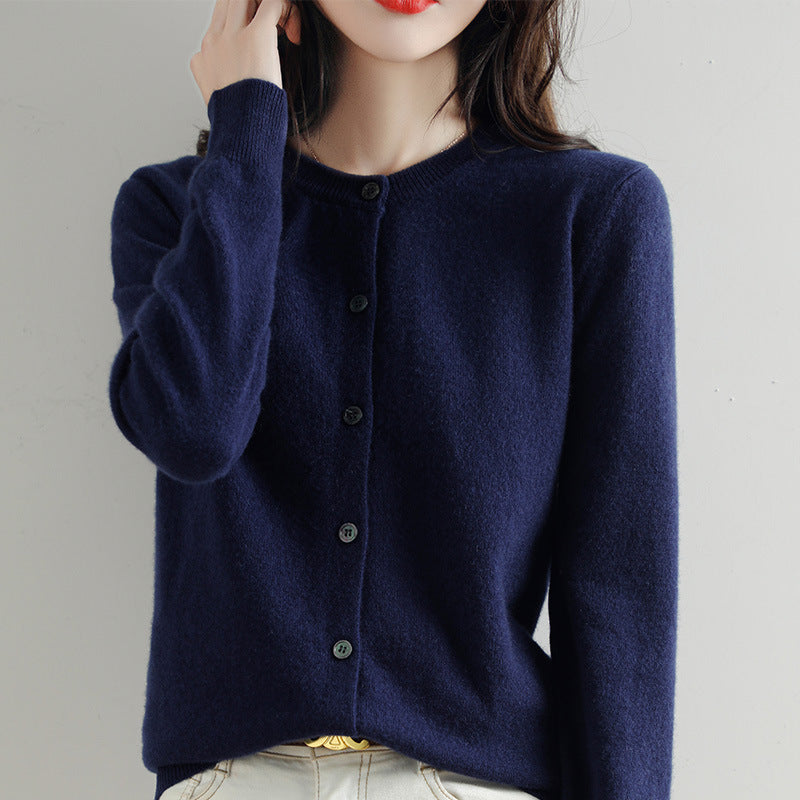 Drune | Kuschelige Strickjacke mit feinem Muster