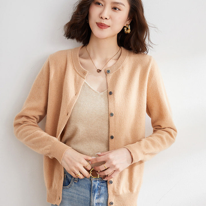 Drune | Kuschelige Strickjacke mit feinem Muster