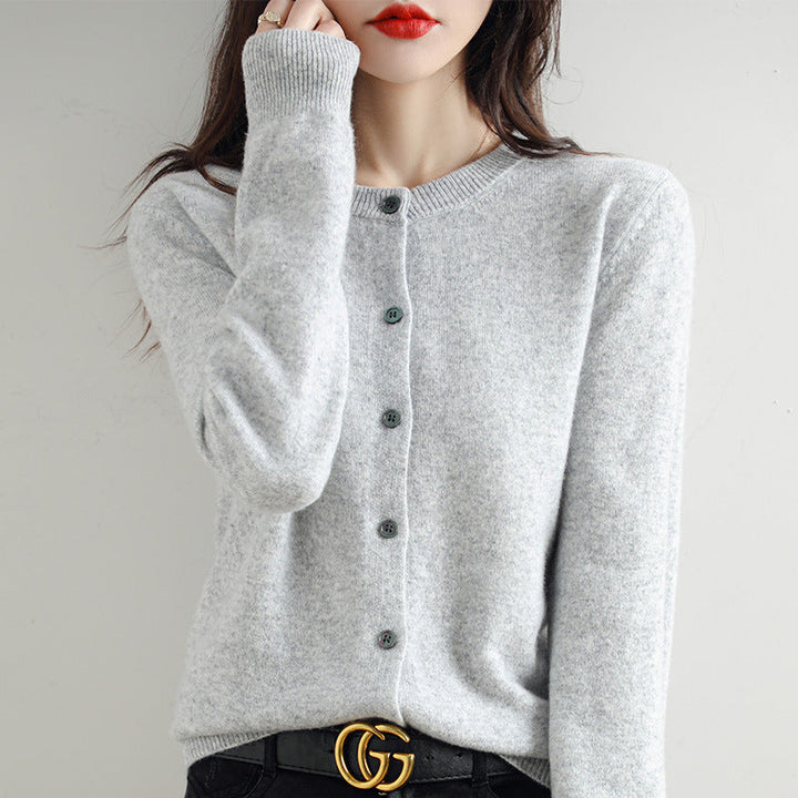 Drune | Kuschelige Strickjacke mit feinem Muster