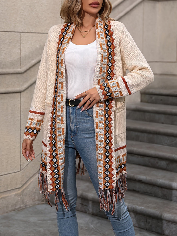 Drune | Fransen Strickcardigan