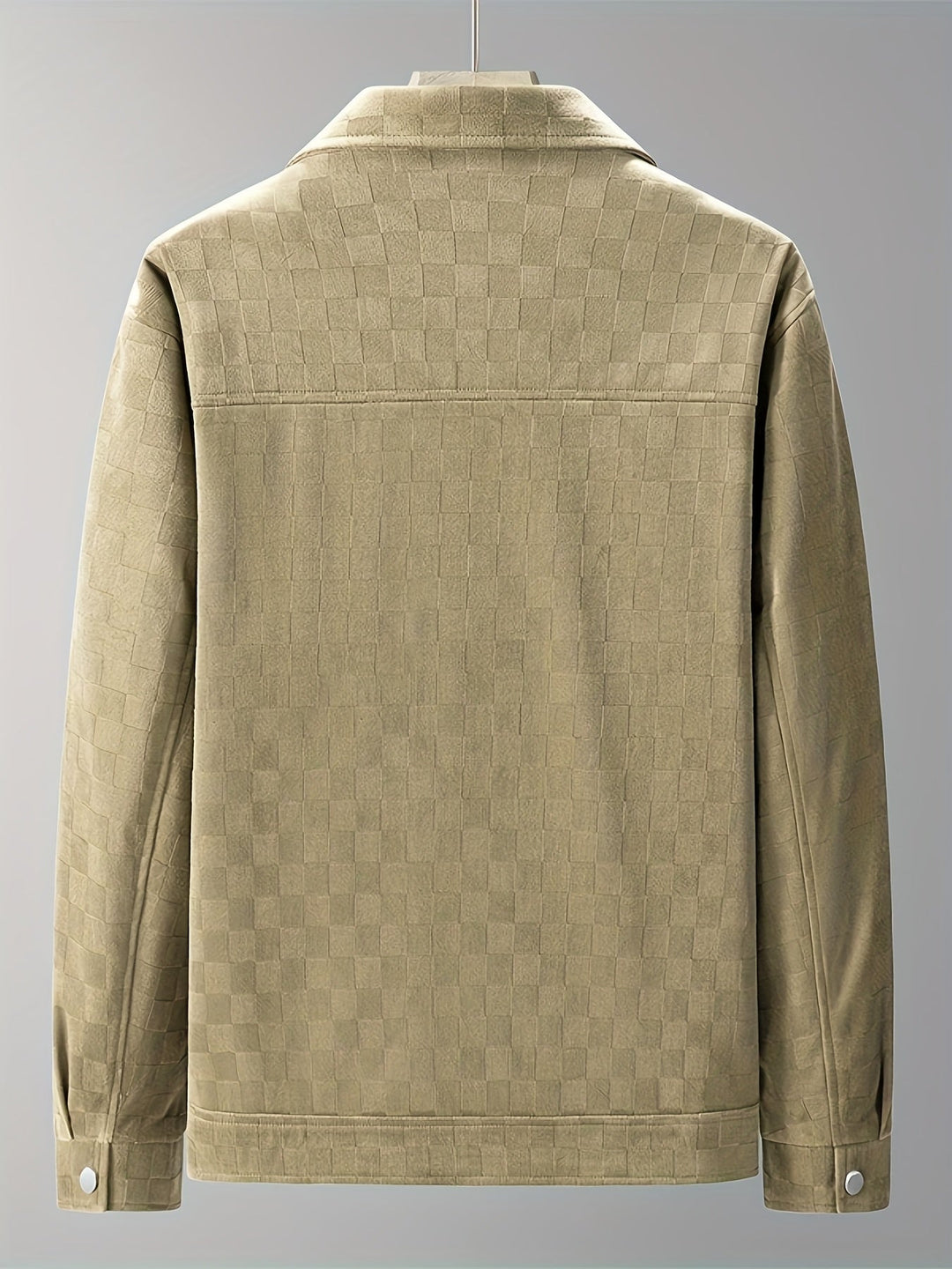 Drune | Karierte Wildlederjacke