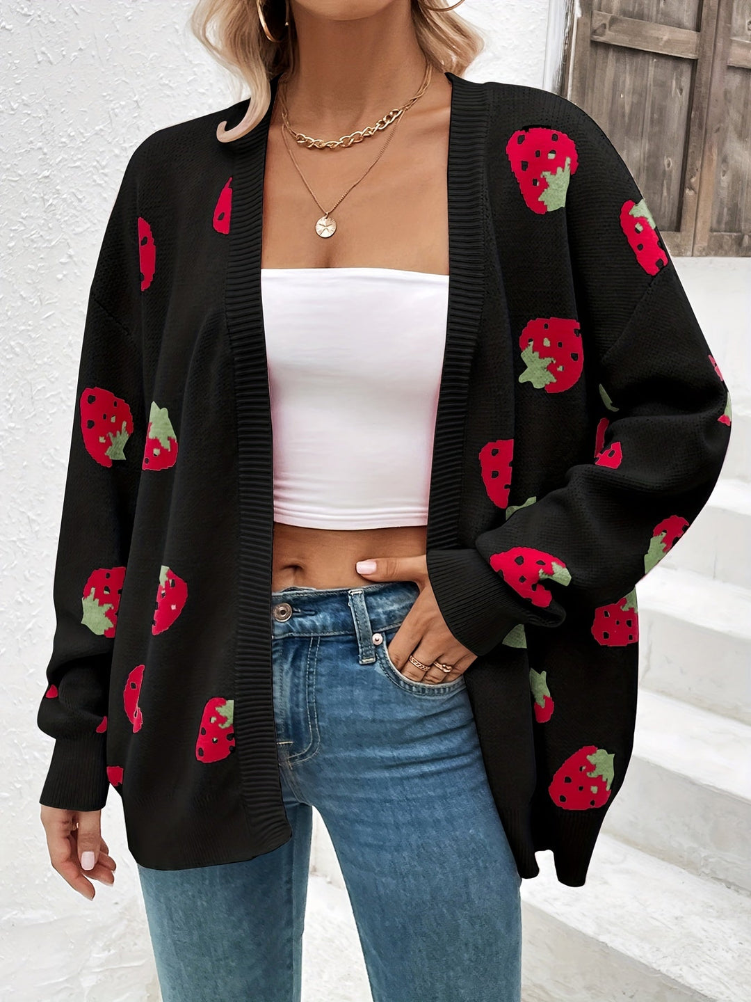Drune | Motiv Strickjacke