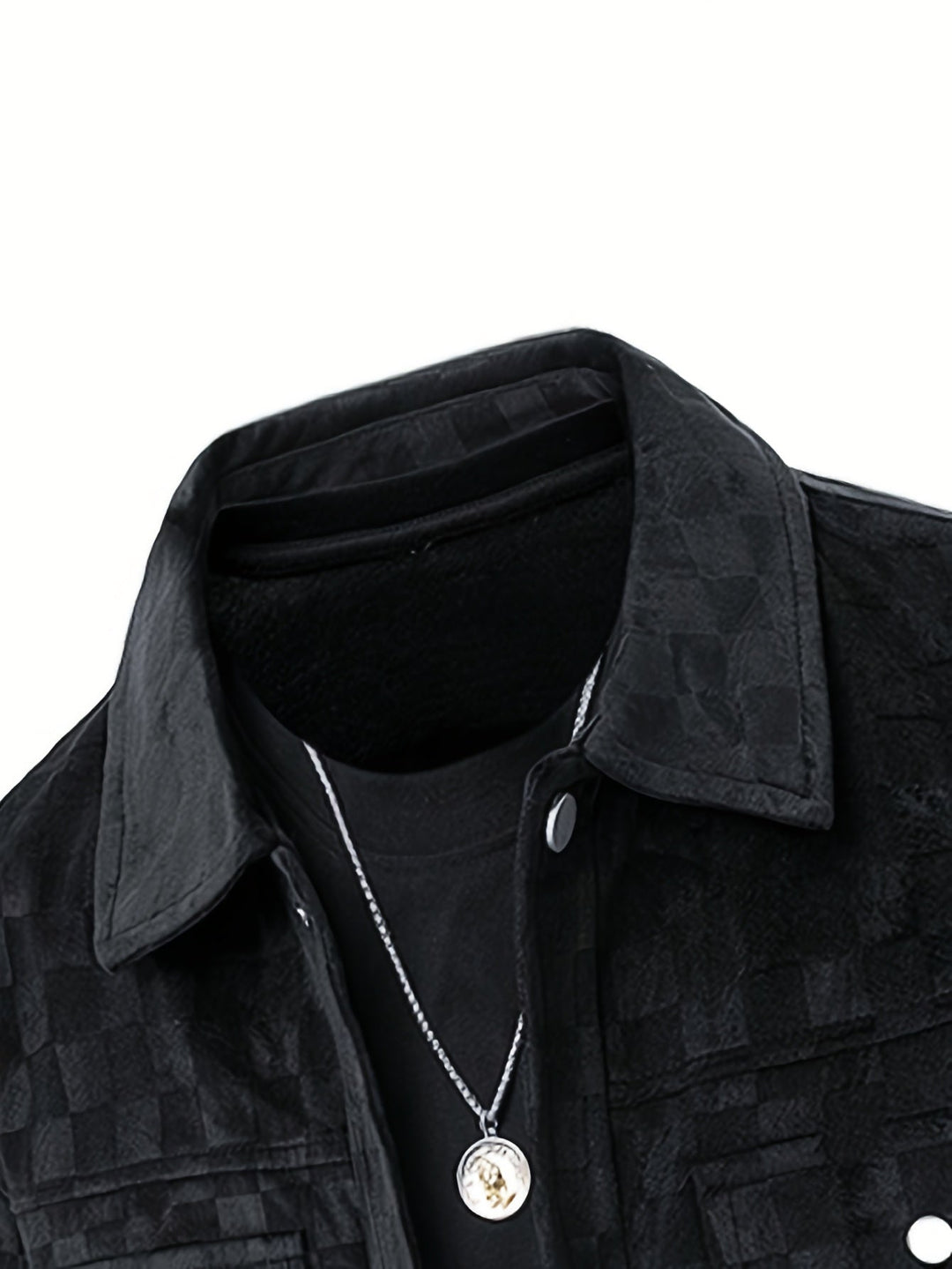 Drune | Karierte Wildlederjacke