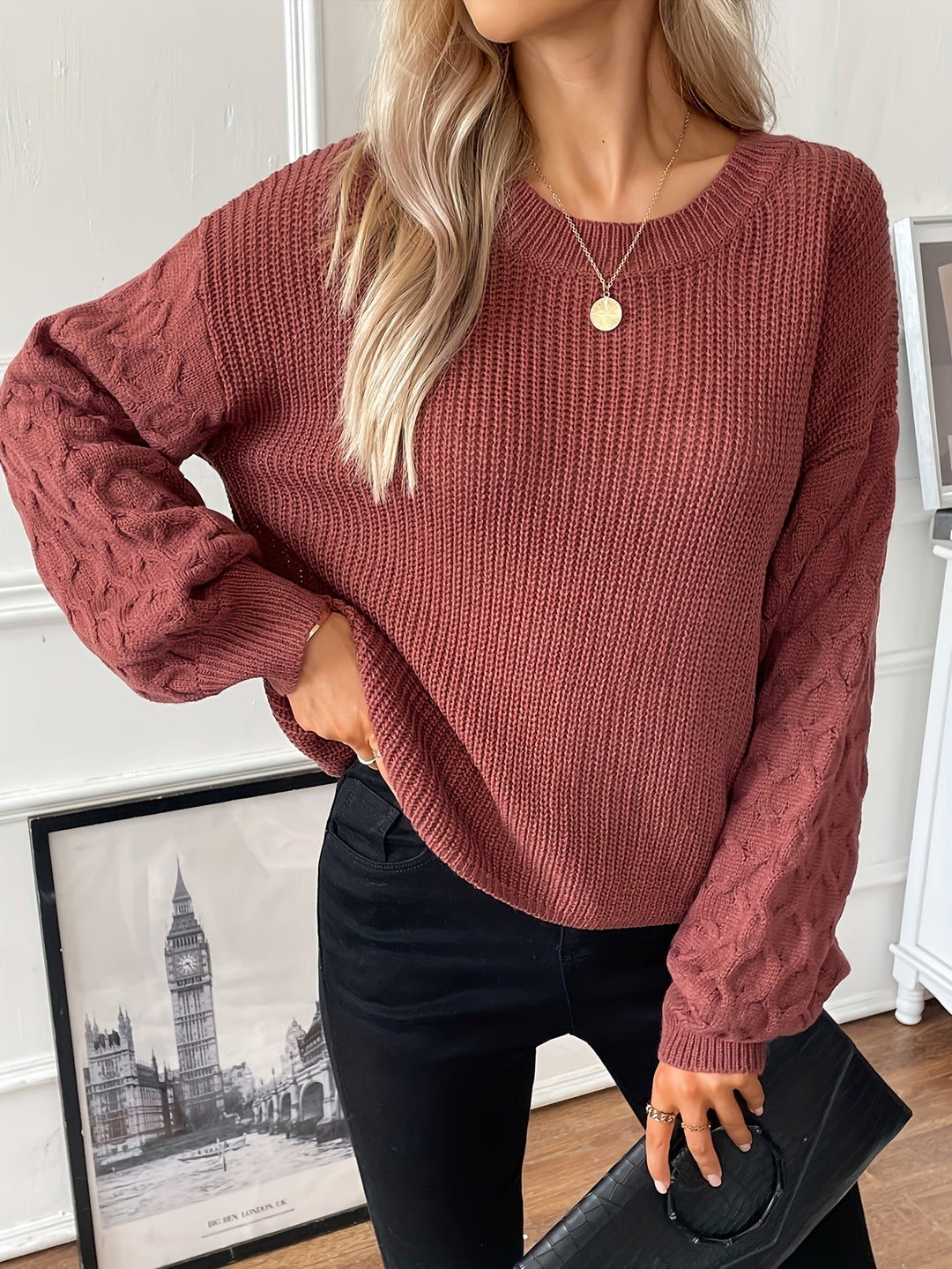Drune | Diamant Strickpullover