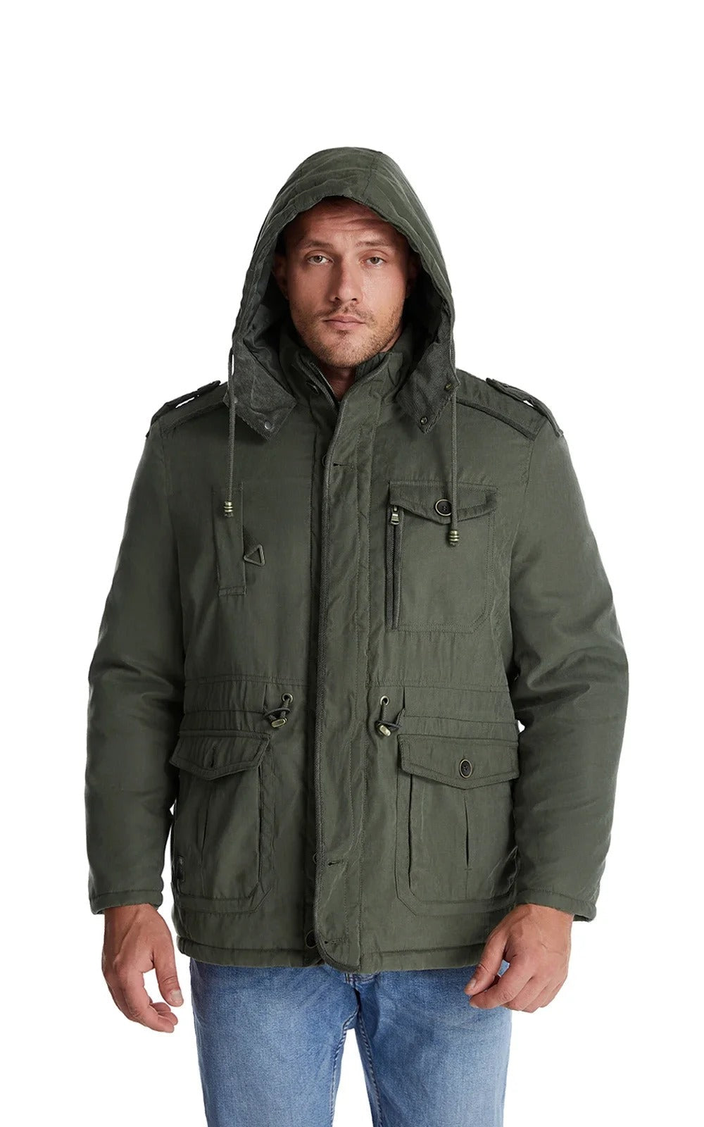 Drune | Warme Winterjacke mit Fleece-Futter Gippeto