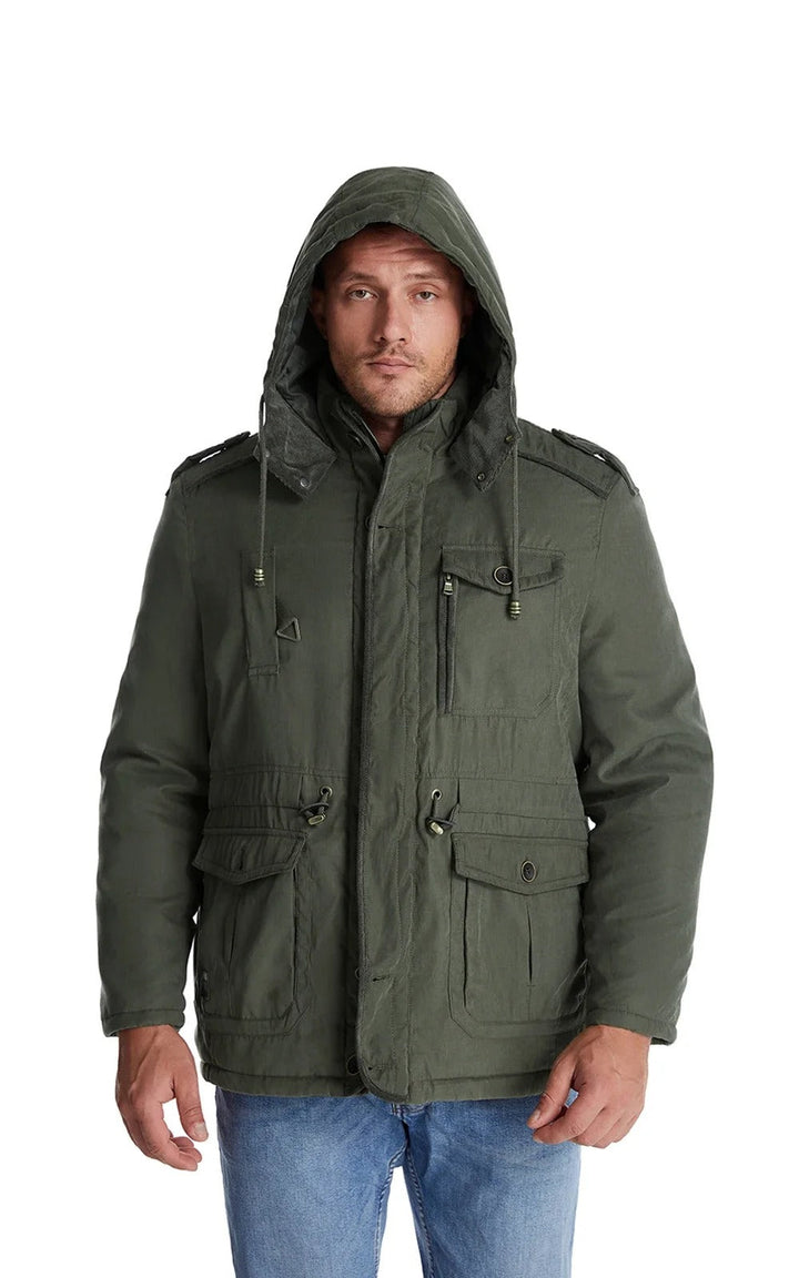 Drune | Warme Winterjacke mit Fleece-Futter Gippeto