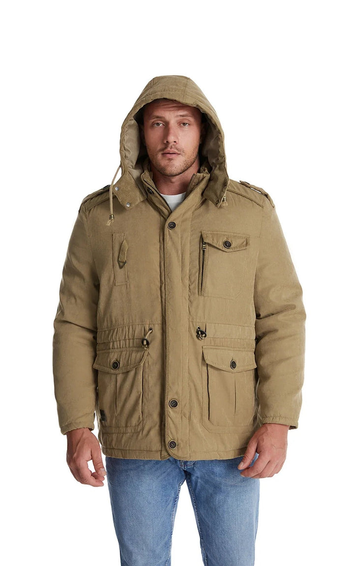 Drune | Warme Winterjacke mit Fleece-Futter Gippeto