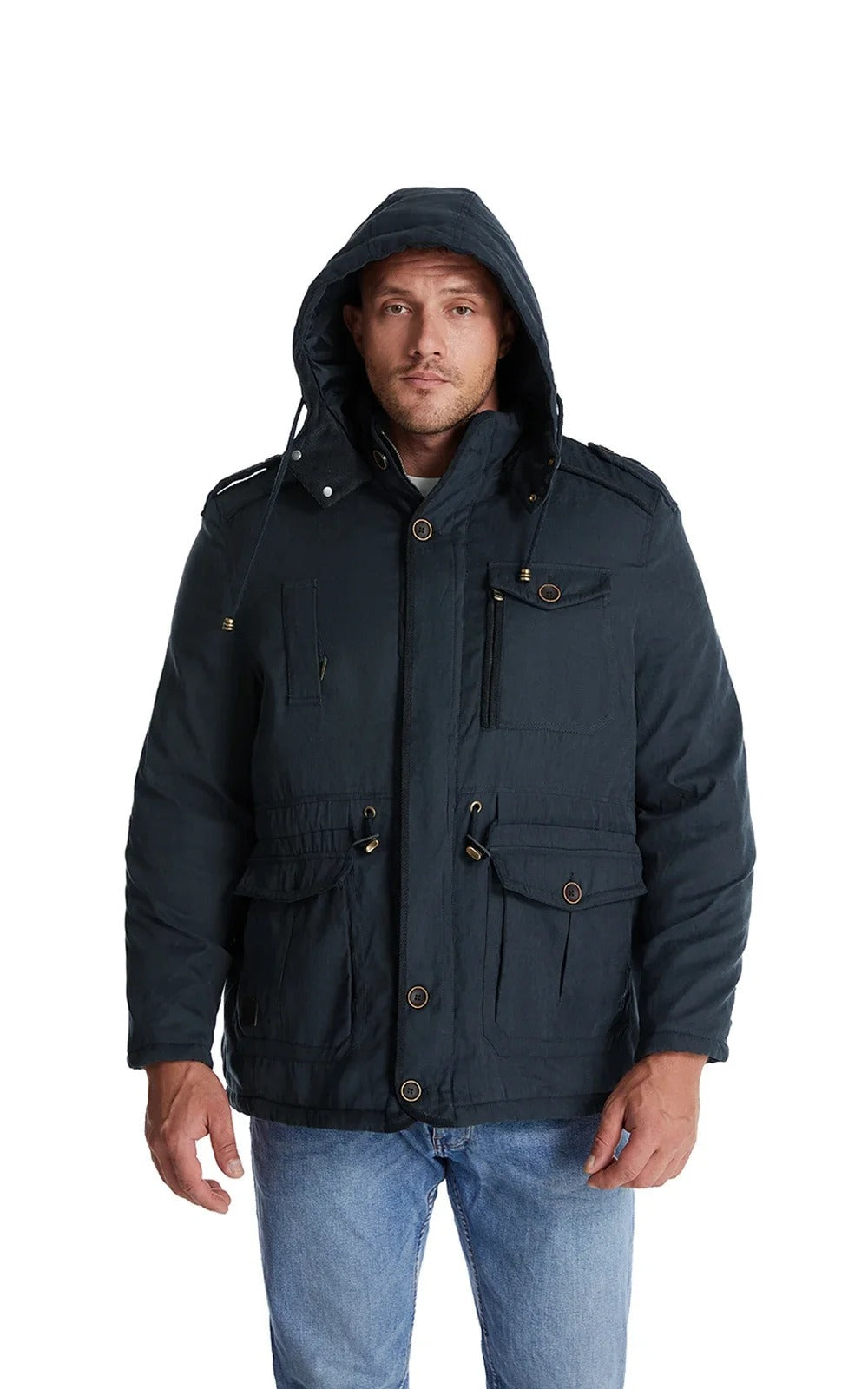 Drune | Warme Winterjacke mit Fleece-Futter Gippeto