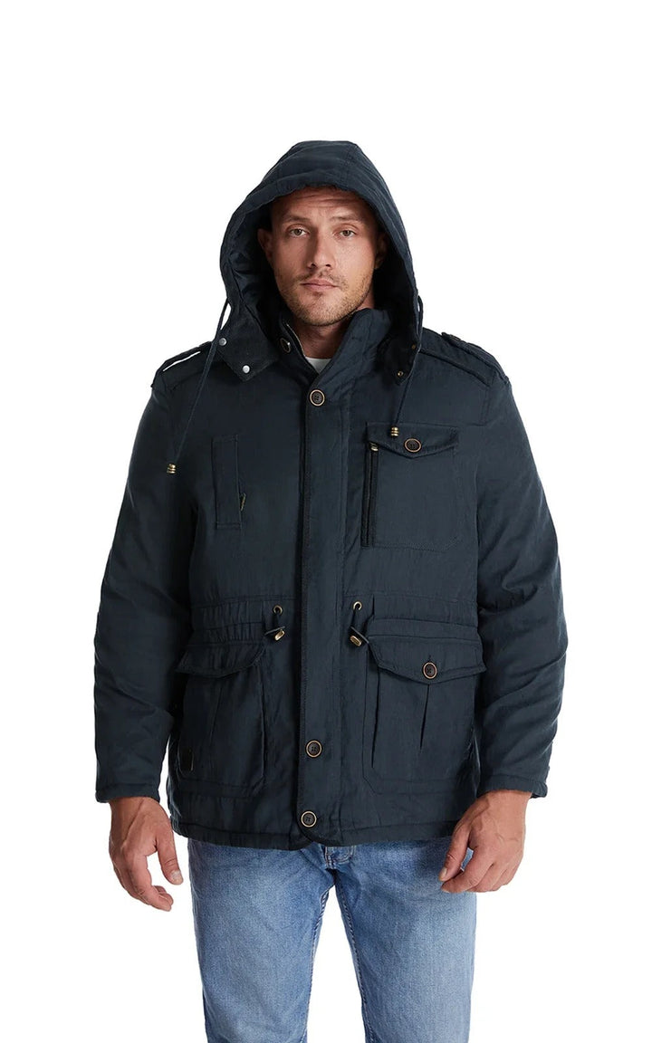 Drune | Warme Winterjacke mit Fleece-Futter Gippeto
