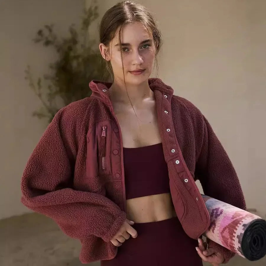Drune | Warme Fleecejacke mit Taschen