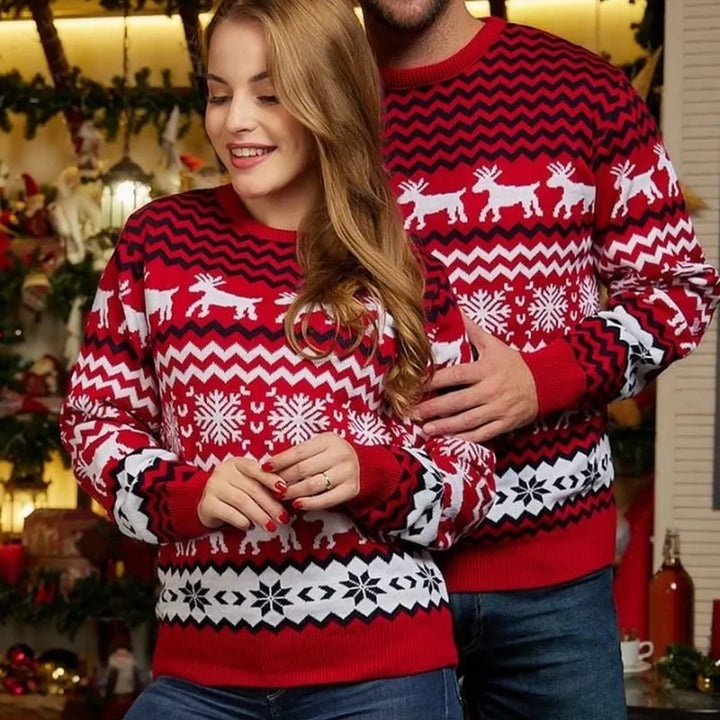 Drune | Stilvolle Weihnachtsstrickjacke für Paare