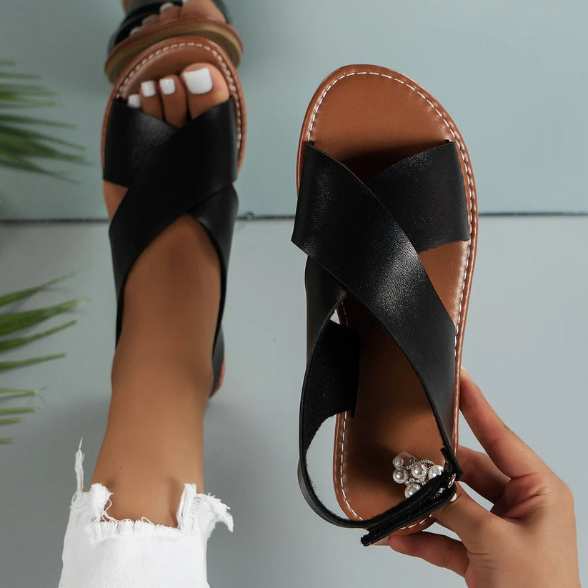 Drune | Leder Damenschuhe mit Schnalle