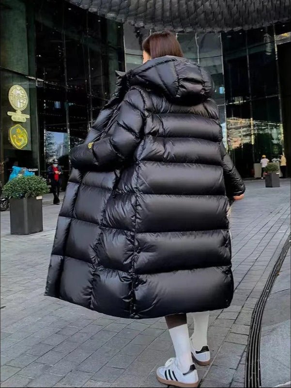 Drune | Langer Puffer Mantel - Ultra-Warm & Winddicht - Mit Kapuze - Winteroberbekleidung