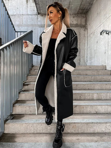 Drune | Lederjacke mit Pelz