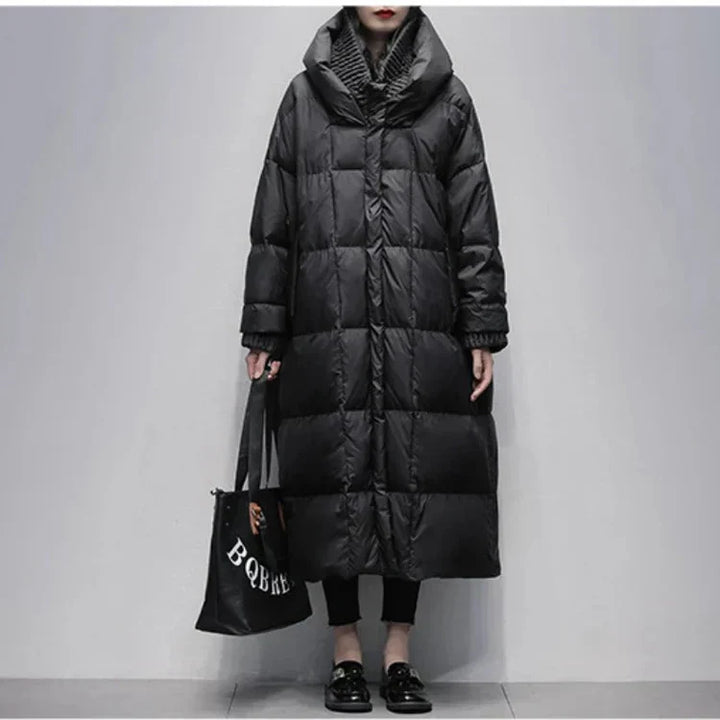 Drune | Lange Jacke mit Daunenlage
