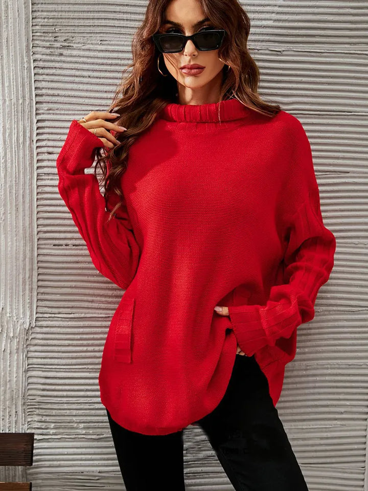 Drune | oversized Pullover mit Rollkragen