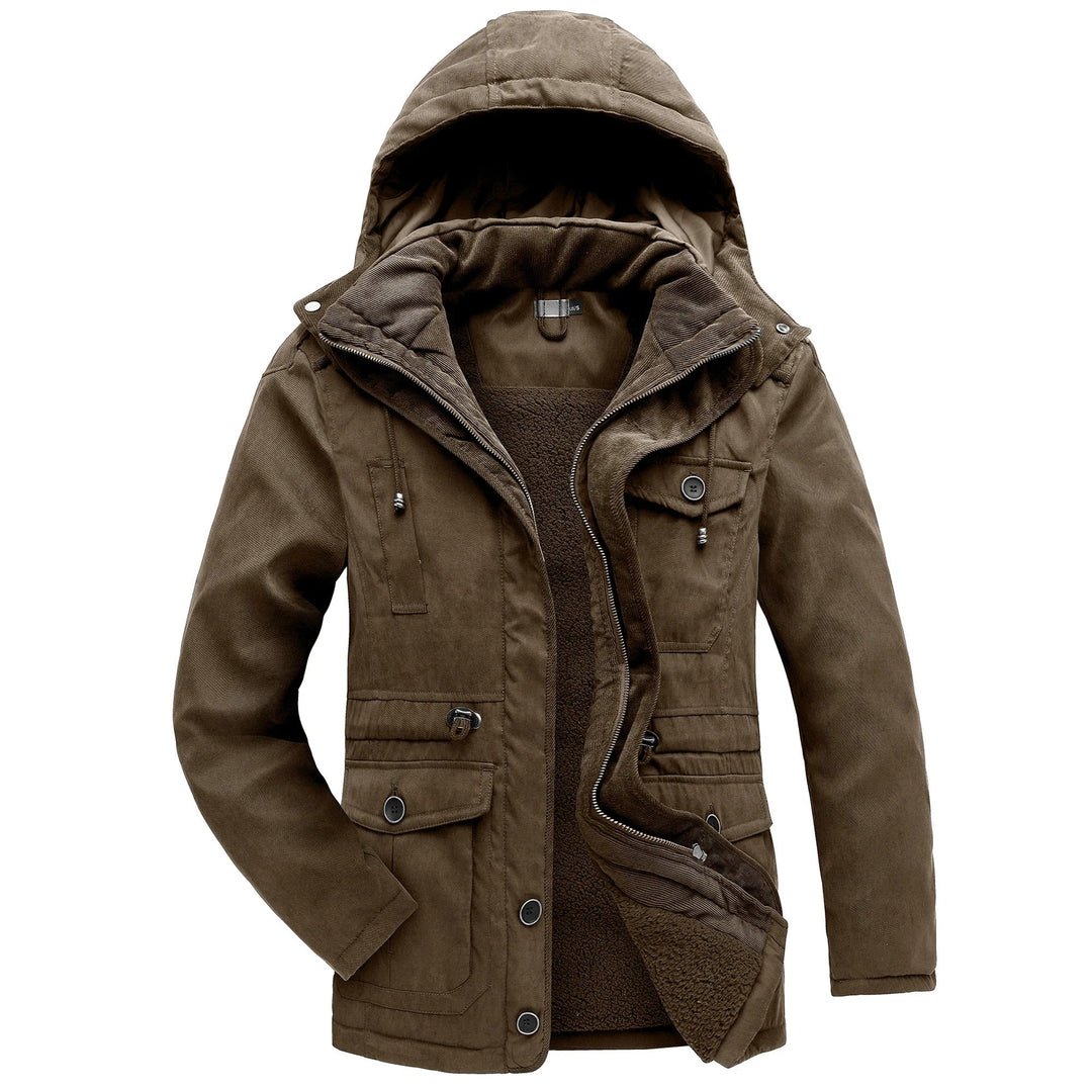 Drune | Warme Winterjacke mit Fleece-Futter Gippeto