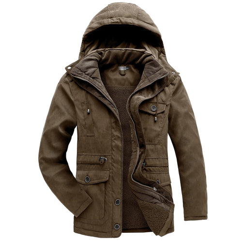 Drune | Warme Winterjacke mit Fleece-Futter Gippeto
