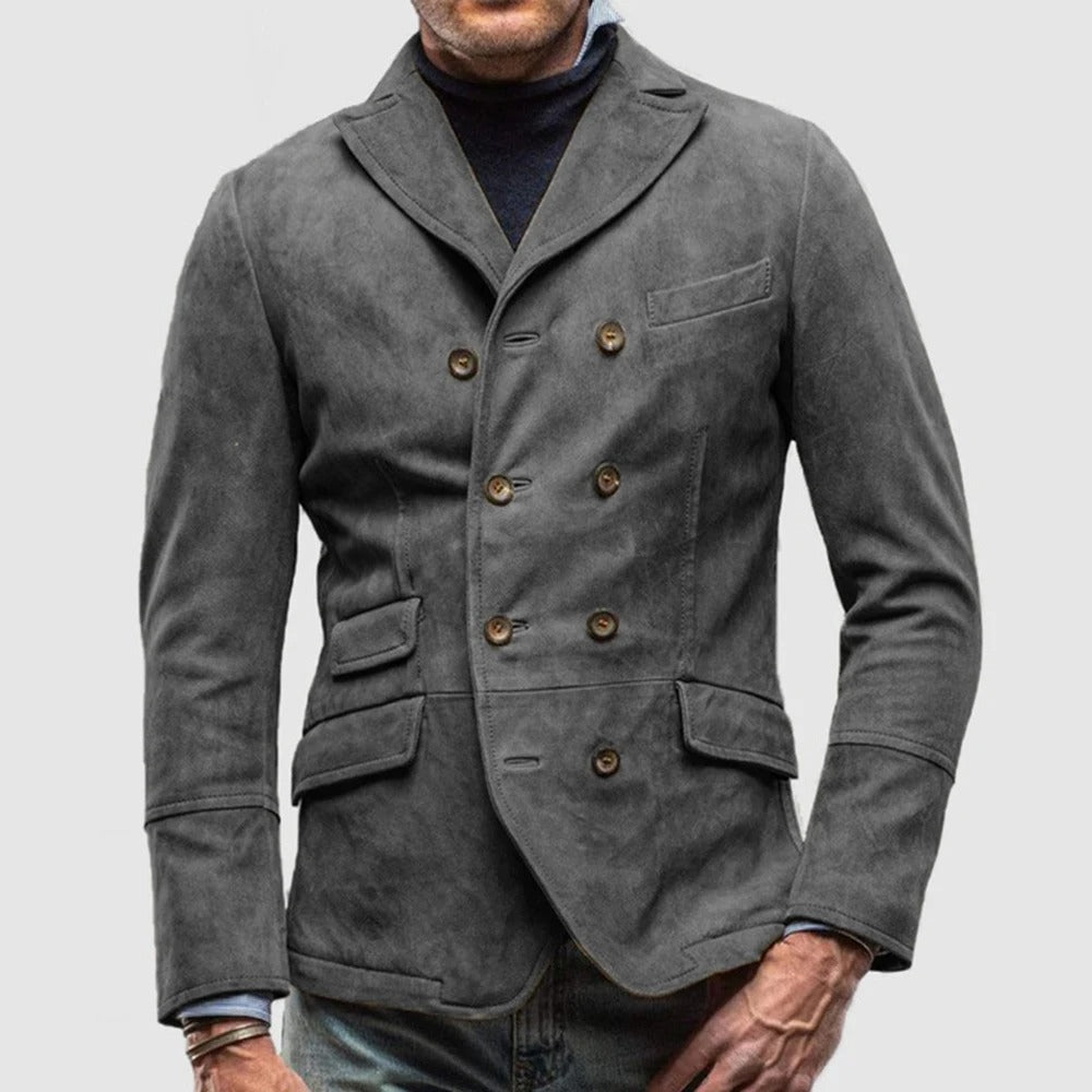 Drune | Herren Blazer mit Doppelknopf
