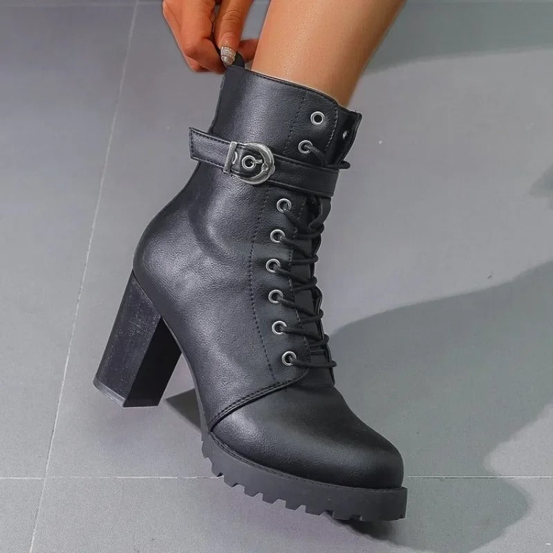 Drune | Marie Winterstiefel mit hohem Absatz