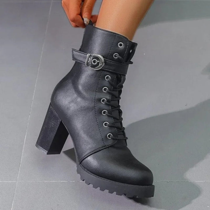 Drune | Marie Winterstiefel mit hohem Absatz