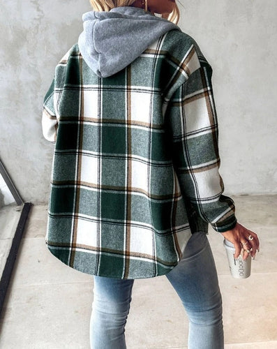 Drune | Bequemer Kapuzenpullover Mit Karomuster