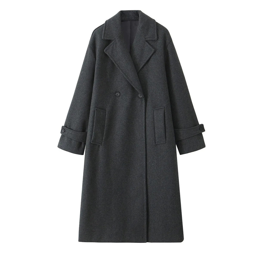 Drune | Trenchcoat - Wollmischung - Oversized Fit - Doppelt gefertigt - Klassisches Design