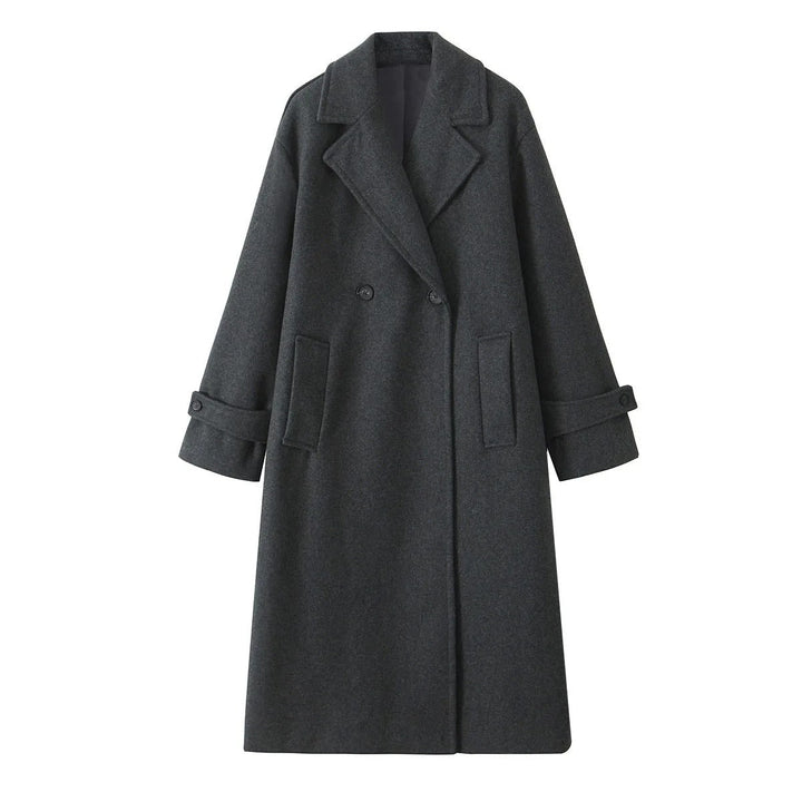 Drune | Trenchcoat - Wollmischung - Oversized Fit - Doppelt gefertigt - Klassisches Design