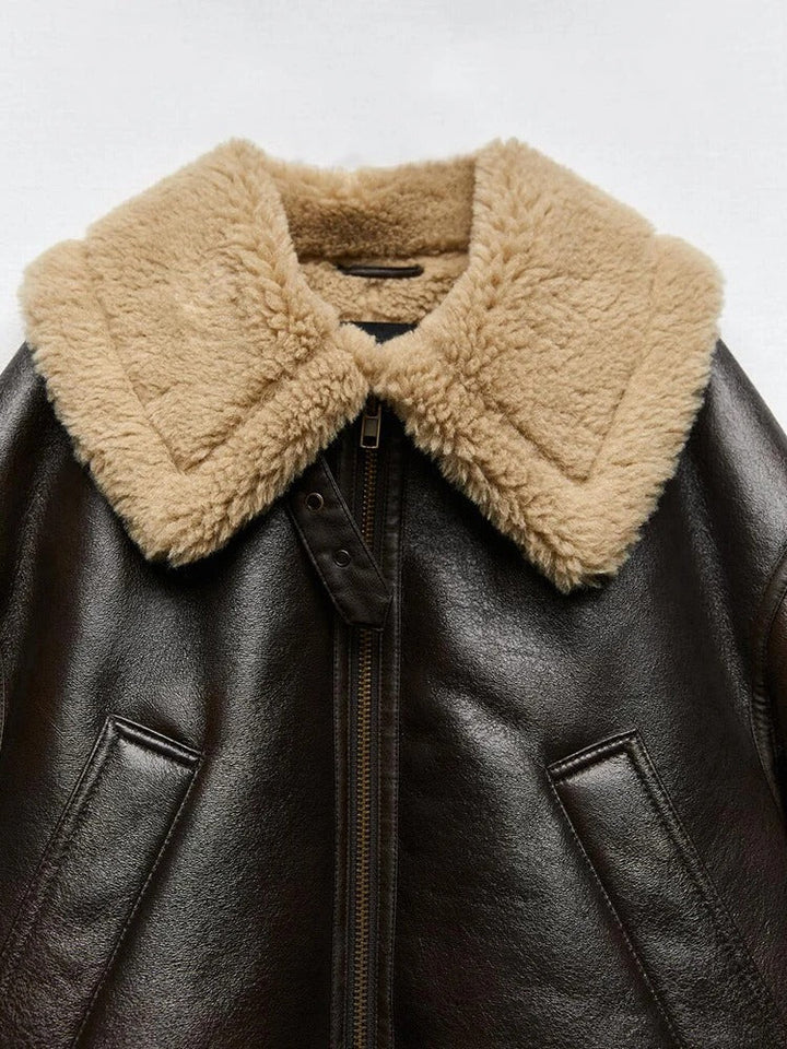 Drune | Wärmende Lederjacke