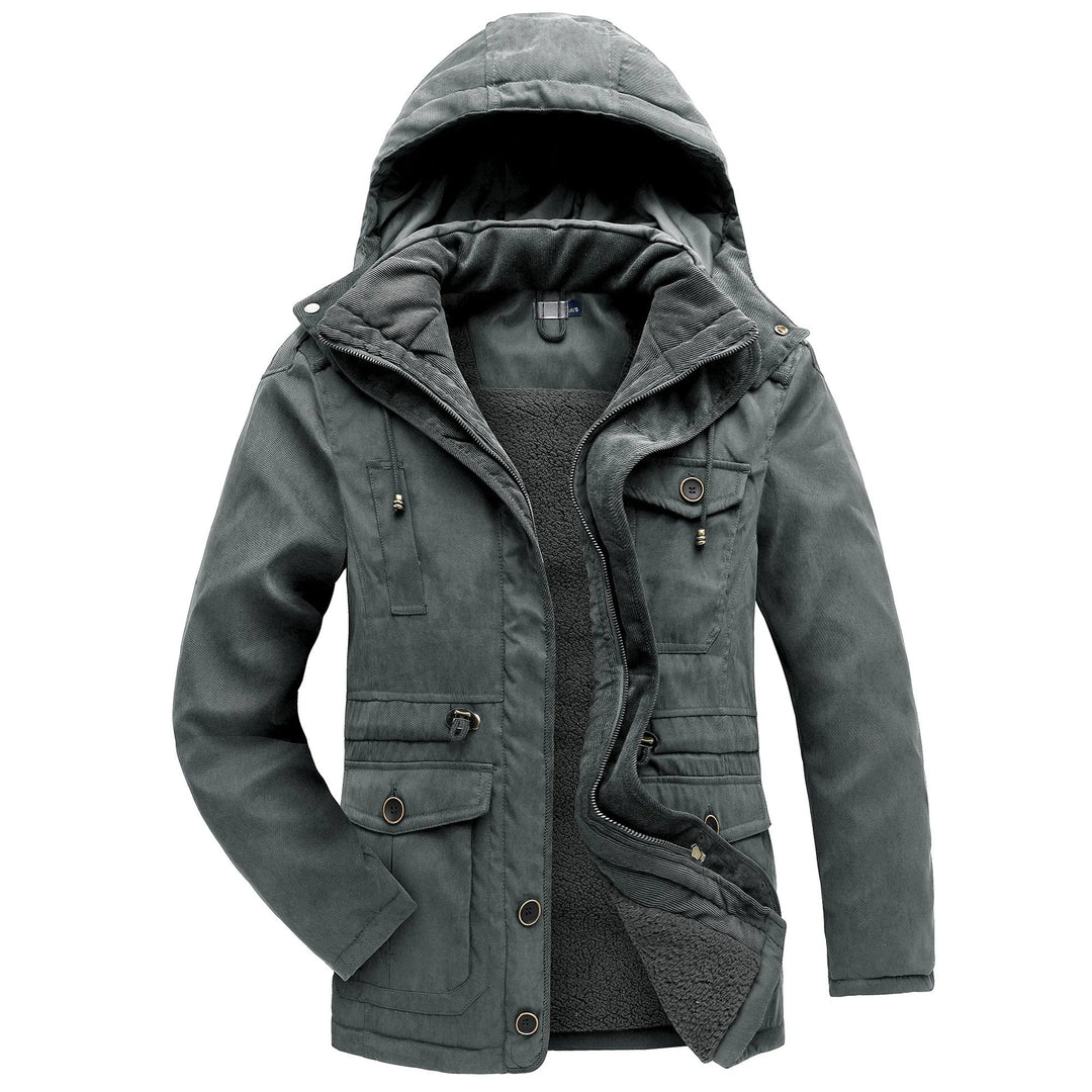 Drune | Warme Winterjacke mit Fleece-Futter Gippeto