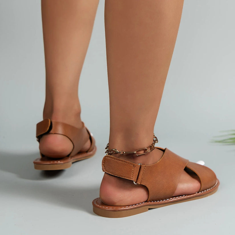Drune | Leder Damenschuhe mit Schnalle