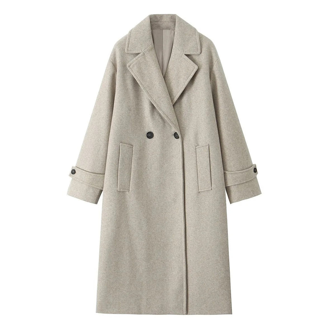 Drune | Trenchcoat - Wollmischung - Oversized Fit - Doppelt gefertigt - Klassisches Design
