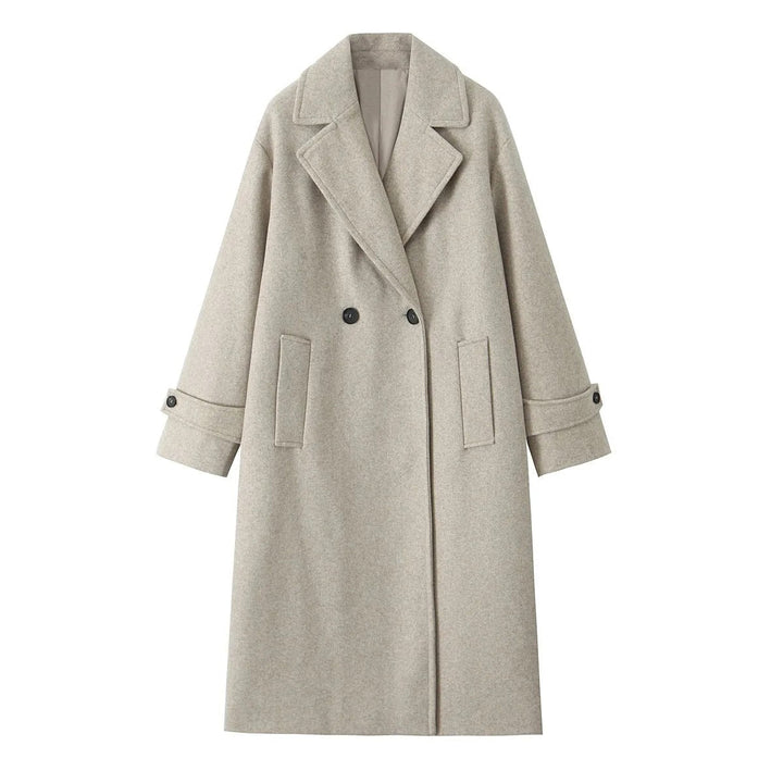 Drune | Trenchcoat - Wollmischung - Oversized Fit - Doppelt gefertigt - Klassisches Design