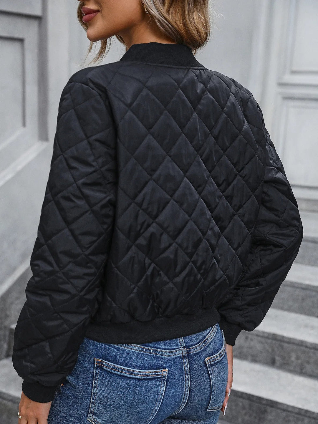 Drune | Stylische Steppjacke mit Reißverschluss für Damen