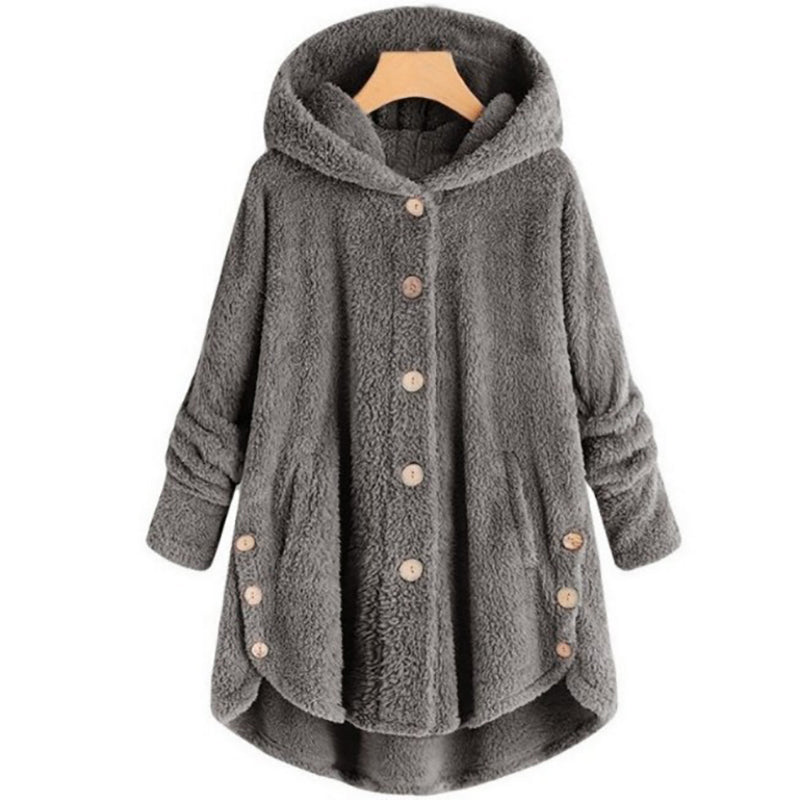 Drune | Teddybär Mantel Wolljacke
