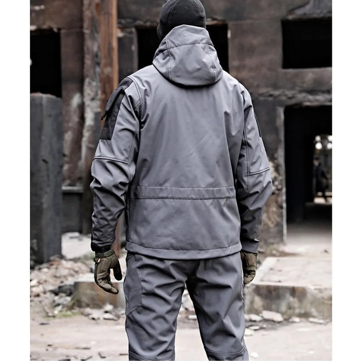 Drune | Herren Outdoor Taktik Kapuzenjacke Und Cargo Hosen Satz