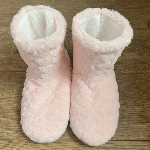 Drune | Memory Foam Hausschuhe mit Fell und Thermofunktion In Stiefelettengröße