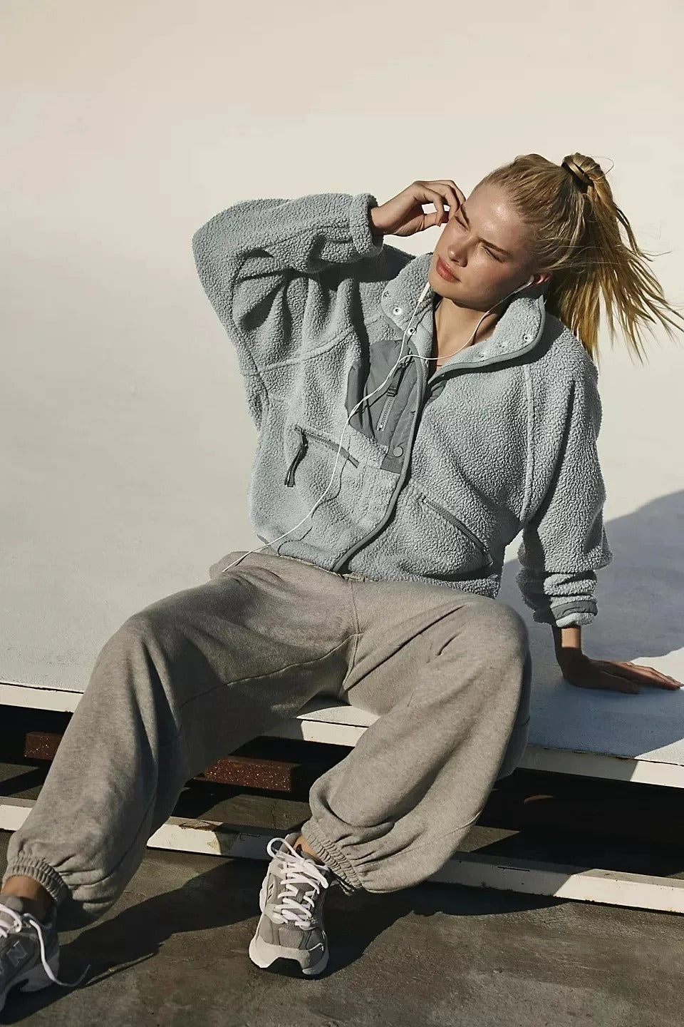Drune | Warme Fleecejacke mit Taschen